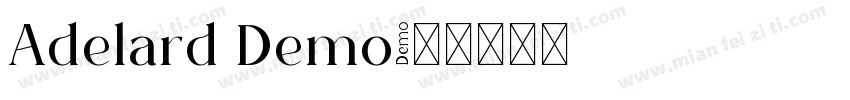 Adelard Demo字体转换